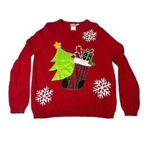 Ugly Christmas‎ Sweater Novelty Party Sweater Retro Fun Holiday Size XL